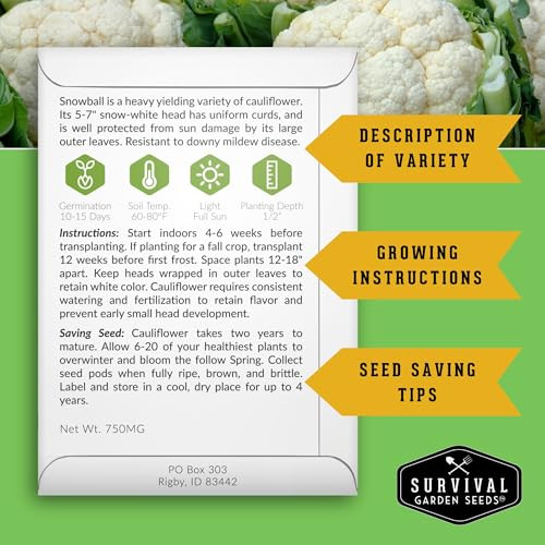 Farmer Seed Vault  100 Packs of Seed for Heirloom Vegetable Gardens