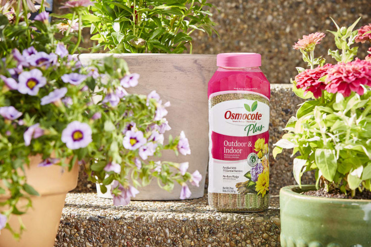 Osmocote Smart-Release Plant Food Plus Outdoor and Indoor, For Most Plant Types, In-Ground and Container Plants,