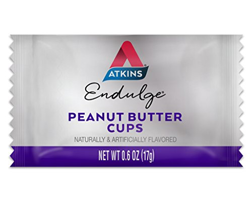 Atkins Endulge Peanut Butter Cups, <1g Sugar, 60 Count
