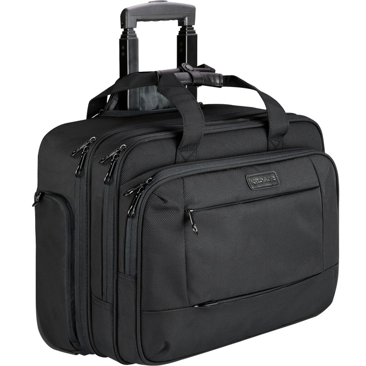 KROSER 17.3 Inch Rolling Computer Bag, Wheeled Laptop Briefcase,Roller case