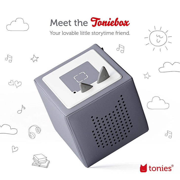 Toniebox 1 Audio Player Starter Set with Playtime Puppy - Listen, Learn, and Play with One Huggable Little Box - Light