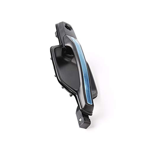 Benekar Outside Exterior Front Rear Door Handle Black with Chrome for Mitsubishi Pajero Montero MK3 2000-2006 (Front