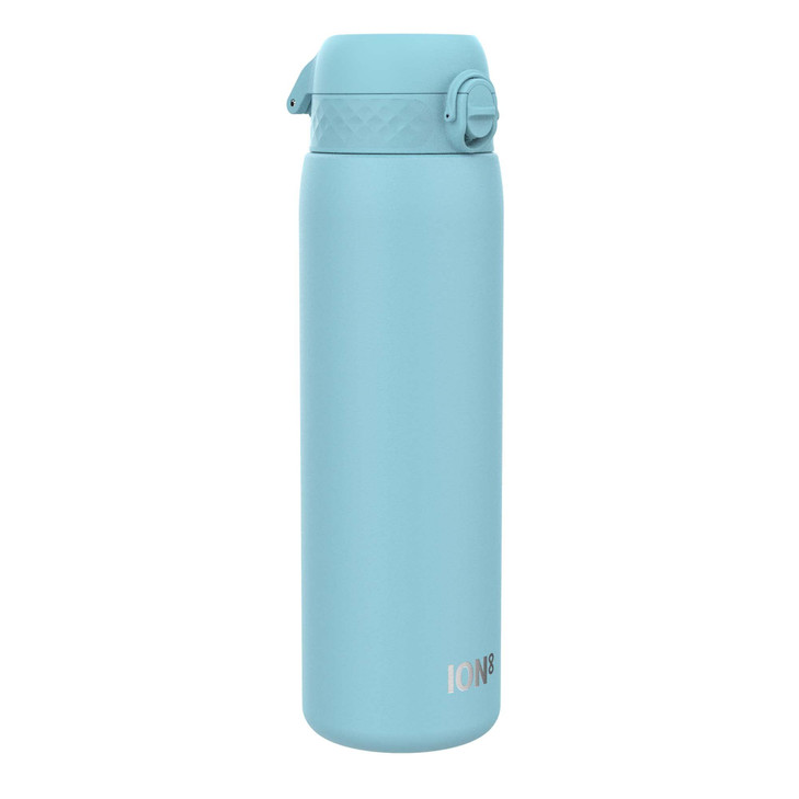 Ion8 1 Litre Stainless Steel Water Bottle, Leak Proof, Easy to Open, Secure Lock, Dishwasher Safe, Carry Handle, Flip