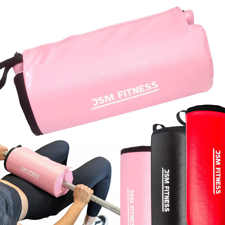 JSM FITNESS Hip Thrust Barbell Pad - Hip Thrust Pad Extra Thick for Glute Exercises, Bar Cushion for Glute Bridges,