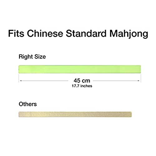 Mahjong Pushers for Chinese Standard 34mm Size Tile, Made in Taiwan, Length 45cm, Set of 4