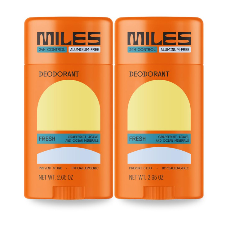 Miles Kids Deodorant for Boys and Girls - Aluminum Free Deodorant for Kids and Teens, Natural, Hypoallergenic, Made in