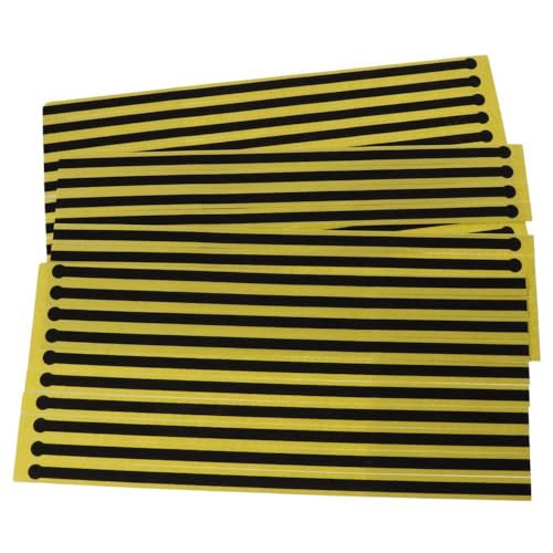 SHUATI ESD Heel Strap 100pcs Non-Woven Fabric Disposable Yellow ESD Anti Static Adjustable Heel Grounder Straps