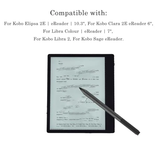 Stylus 2 for Kobo Libra Colour Stylus, Libra Colour Pen for Kobo Clara Colour/Clara BW/Clara 2E eReader 6 inch/Kobo