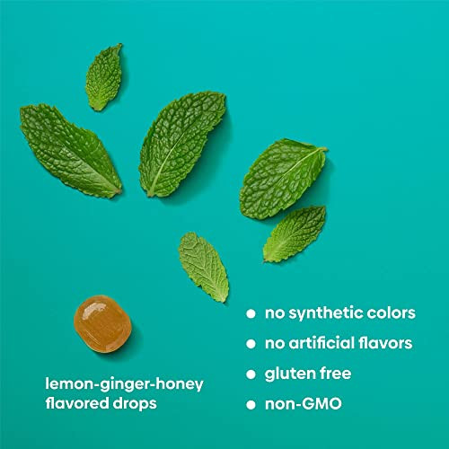 UpSpring Stomach Settle Drops for Occasional Nausea Relief/Upset Stomach with Ginger, Lemon, Spearmint, and B6. Mint