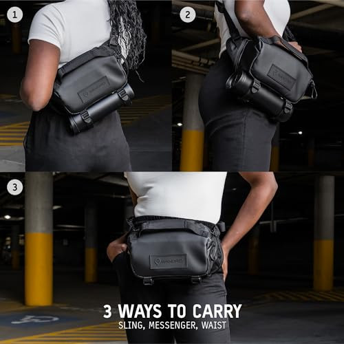WANDRD ROGUE V1 6L Sling: Compact Camera Sling and Crossbody Bag with Fast Access, 3-Way Carry Lightweight Everyday
