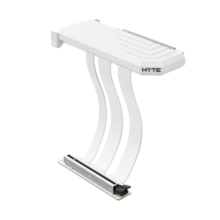Hyte PCIe 5.0 Hyper Riser - PCI Express Gen 5.0 Luxury Vertical Riser Cable with Reinforced Metal Slot for Vertically