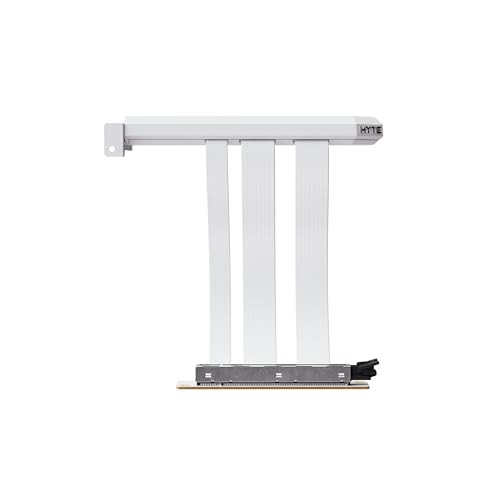 Hyte PCIe 5.0 Hyper Riser - PCI Express Gen 5.0 Luxury Vertical Riser Cable with Reinforced Metal Slot for Vertically