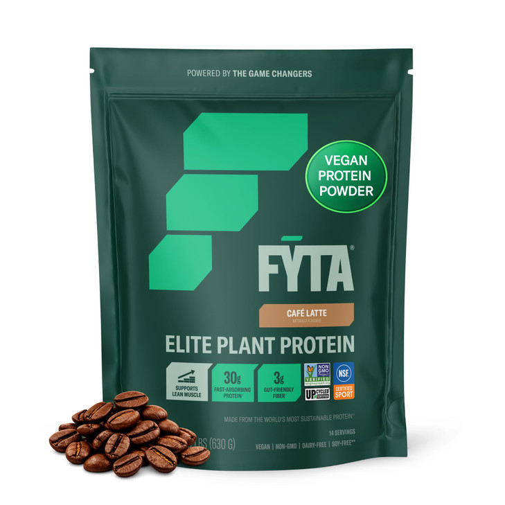 FYTA Vegan Protein Powder - Plant Based Protein Powder with Better Taste & Texture Than Whey Protein - 30g Non-GMO &