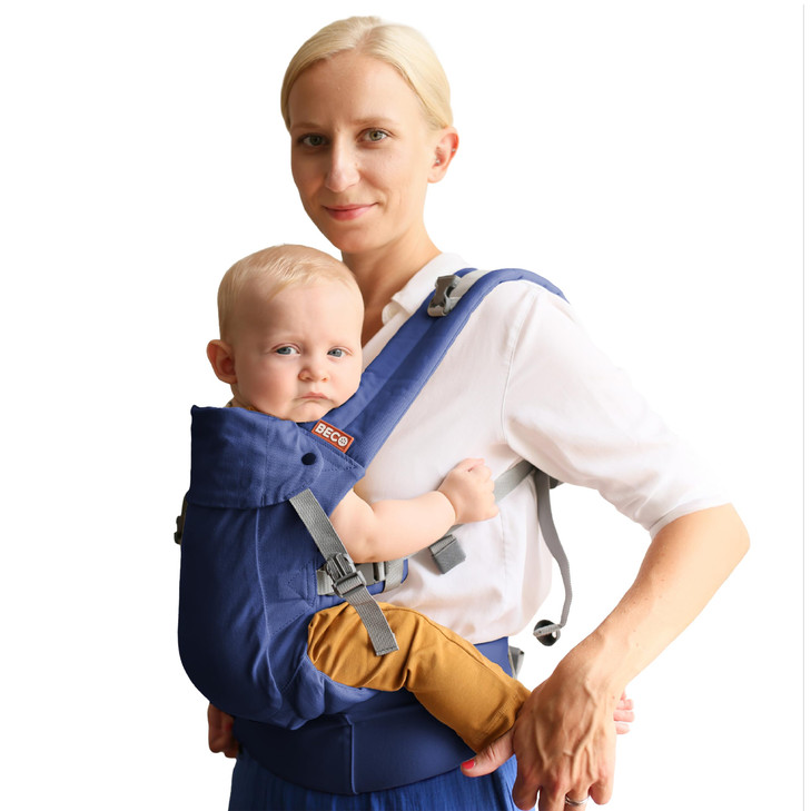 Beco Gemini Cool Mesh Baby Carrier, Newborn to Toddler, Cool Navy