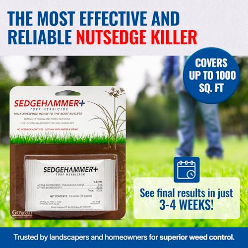 Sedgehammer Plus Turf Herbicide, 12 Pack of 13.5 Gram Purple & Yellow