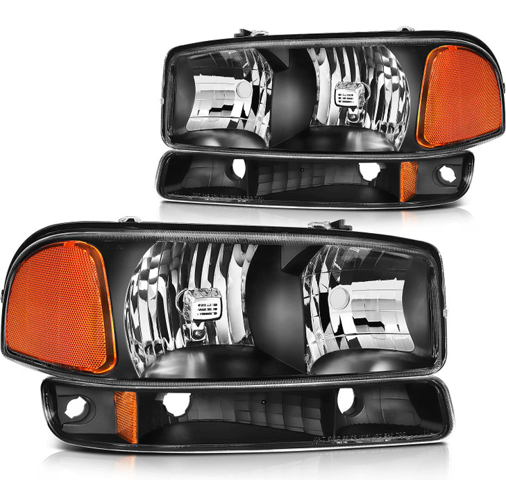 ECCPP Headlight Assembly Fit for GMC Sierra 1500 1999-2006