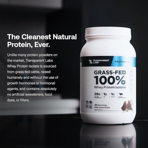 Transparent Labs Whey Protein Isolate - 30 Servings, Vanilla Peanut Butter