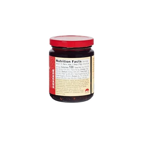 Lee Kum Kee Chiu Chow Chili Crisp Oil 205G 7.2Oz Savory Chili Sauce For Authentic Chinese Cuisine Perfect For Dips Drizzling And Stir Frying