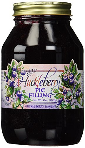 Wild Huckleberry Pie Filling Jar 42Oz