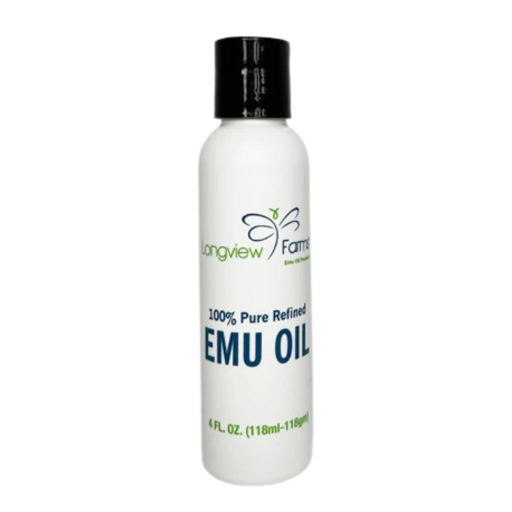 Longview Farms Emu Oil For Hair And Body 100 Percent Pure And Refined Emu Oil For Skin And Hair Care Premium Quality Hydration And
