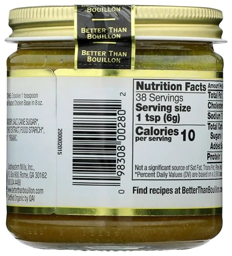 Better Than Bouillon Organic Roasted Chicken Base 8 Oz Glass Jar 1 Ct