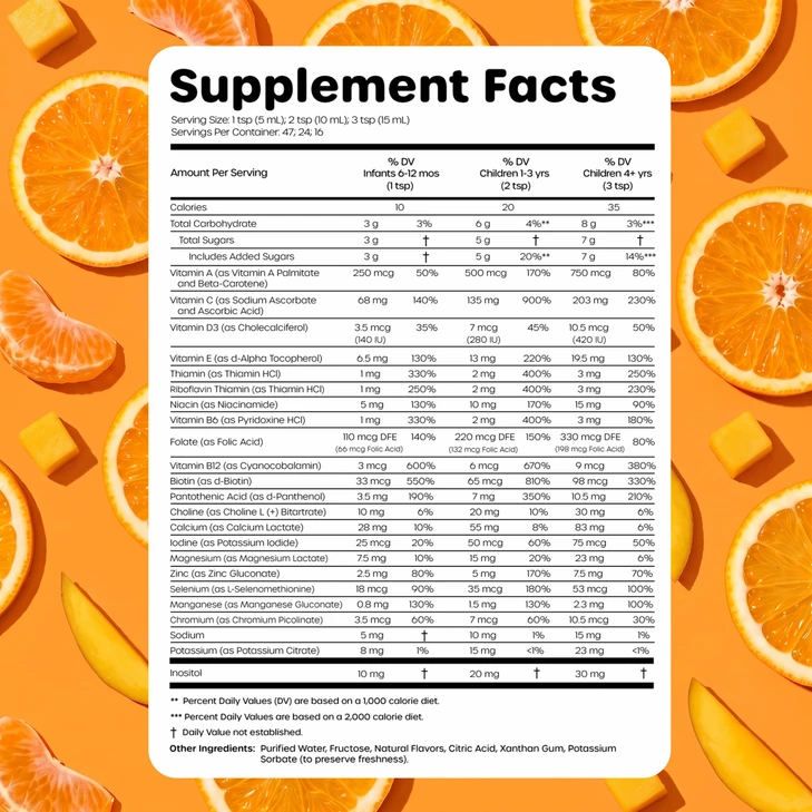 Childlife Essentials Kids Multivitamin And Mineral Mango 8 Fl Oz 1 Pack