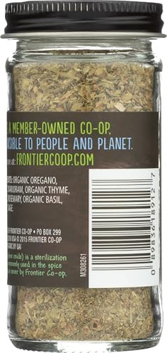 Frontier Italian Seasoning Certified Organic 0.64 Ounce Bottle