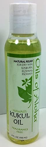 Oils Of Aloha Hawaii Kukui Oil No Fragrance 4 Fluid Ounce