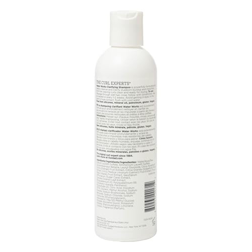 Ouidad Water Works Curly Hair Shampoo Clarifying Shampoo For Build Up Removes Impurities Maintains Curls Natural Moisture For All Curl Types