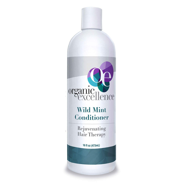 Organic Excellence Wild Mint Conditioner Moisturizing Lightweight 16 Oz