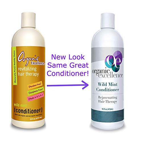 Organic Excellence Wild Mint Conditioner Moisturizing Lightweight 16 Oz