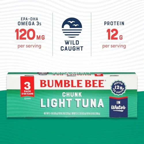 Bumble Bee Chunk Light Tuna In Water 3 Oz Pack Of 3