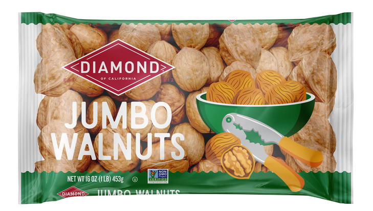 Diamond Of California In Shell Jumbo California Walnuts 16 Oz