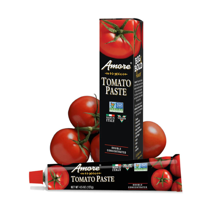 Amore Italian Tomato Paste Tube Made In Italy 4.5 Oz