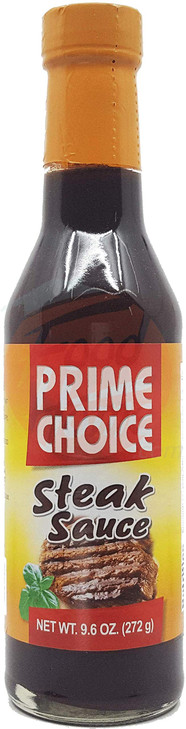 Prime Choice Steak Sauce In 9.6 Ounce Glass Bottle