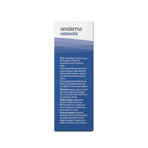 Sesderma Hidraven Foamy Soap Free Cream Gentle Face Wash 10.14 Fl Oz