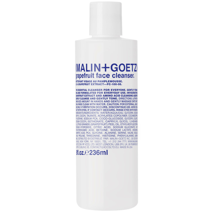 Malin Plus Goetz Grapefruit Face Cleanser 3 In 1 Foaming Gel 8 Fl Oz