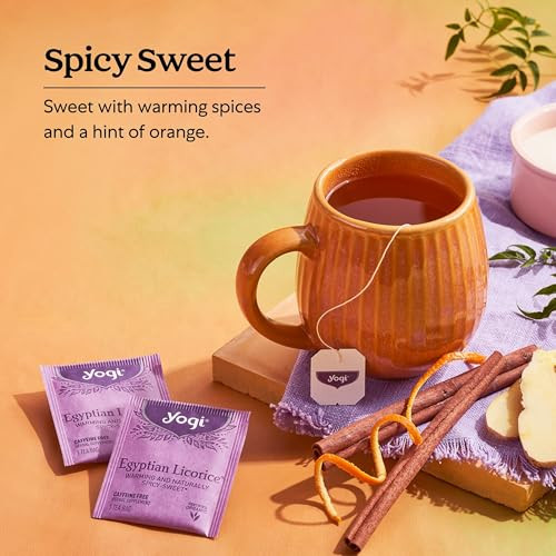 Yogi Egyptian Licorice Tea 16 Tea Bags 6 Pack