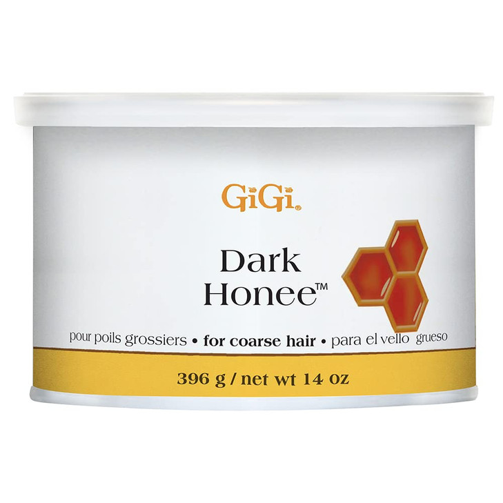 Gigi Dark Honee Soft Wax For Coarse Hair Removal Face And Body 14 Oz