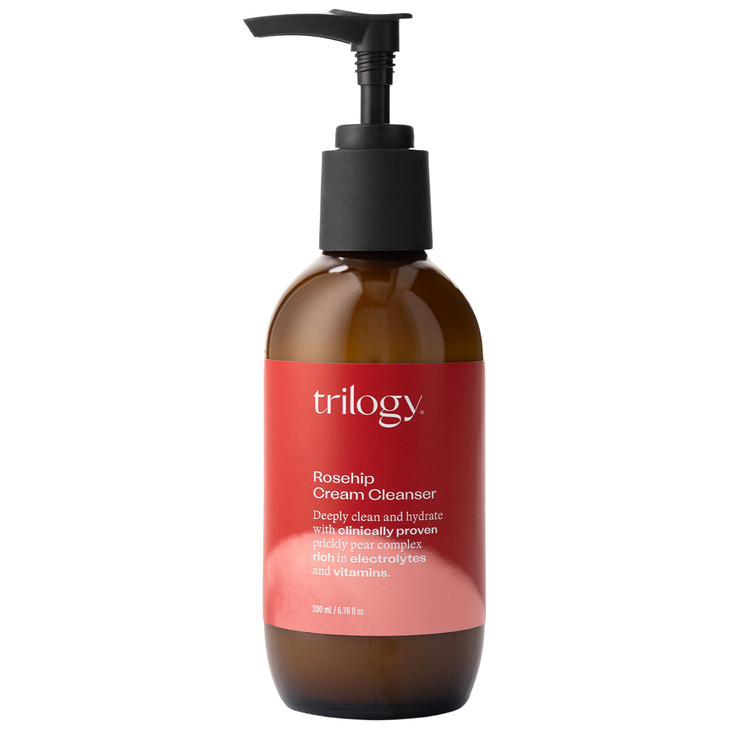 Trilogy Rosehip Cream Cleanser With Prickly Pear Complex 6.76 Fl Oz