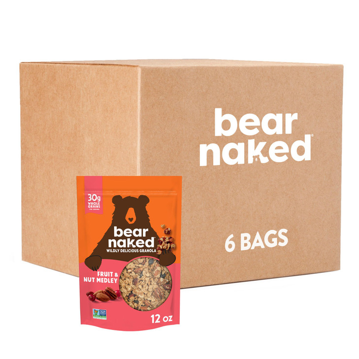 Bear Naked Fruit And Nut Medley Granola Cereal 4.5Lb 6 Count