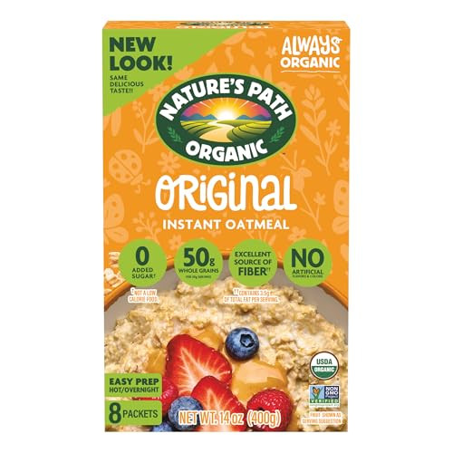 Nature S Path Organic Original Instant Oatmeal 14 Oz Pack Of 6