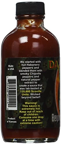 Da Bomb Beyond Insanity Hot Sauce Bottle