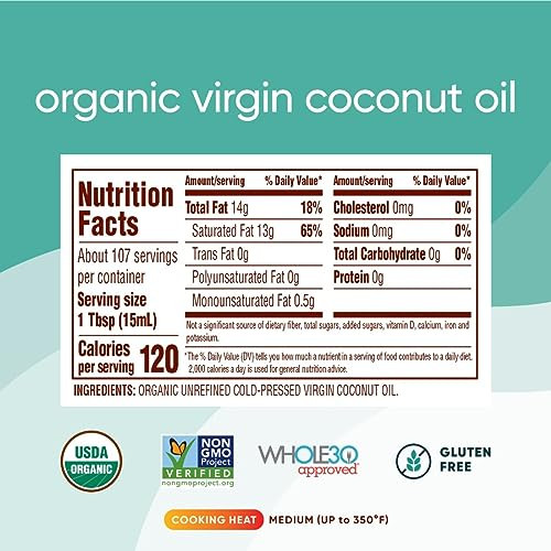 Nutiva Oil Coconut Extra Virgin Organic 54 Fl Oz