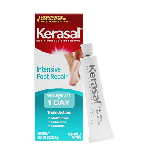 Kerasal Intensive Foot Repair Ointment Smooth Rough Feet 1 Oz