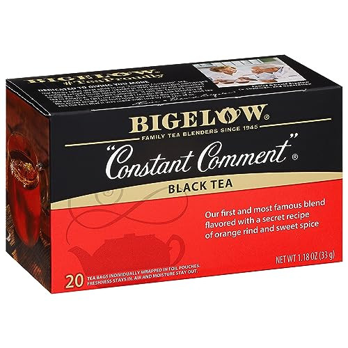 Bigelow Constant Comment Caffeinated Black Tea Bags 20 Count Pack Of 6