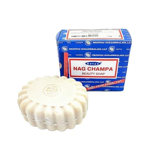 Nag Champa Natural Soap Large 150 Gram 5 Ounce Bar Satya Sai Baba