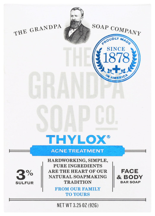 Thylox Medicated Soap Grandpa Soap Company 3.25 Oz. Bar