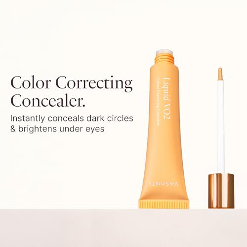 Vasanti Liquid Vo2 Colour Correcting Concealer Under Eye Color Corrector For Medium To Tan Skin Cruelty Free And Vegan Friendly Under Eye