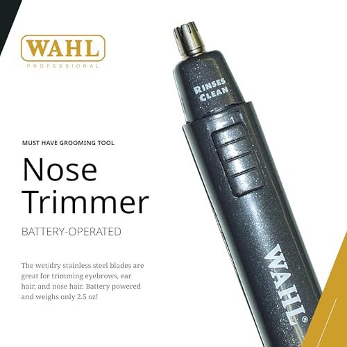 Wahl Professional Nose Trimmer Wet Dry Aa Battery Model 05560 700